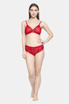 PrettyCat Padded 3/4Th Coverage T-Shirt Bra - Red — thumbnail 5