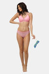PrettyCat Padded 3/4Th Coverage T-Shirt Bra - Pink — thumbnail 5