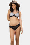 PrettyCat Padded 3/4Th Coverage T-Shirt Bra - Black — thumbnail 5