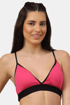 PrettyCat Padded 3/4Th Coverage Bralette - Pink — thumbnail 3
