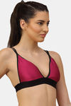 PrettyCat Padded 3/4Th Coverage Bralette - Pink — thumbnail 3