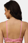 PrettyCat Padded 3/4Th Coverage T-Shirt Bra - Pink — thumbnail 2