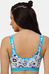 PrettyCat Padded Full Coverage Bralette - Blue — thumbnail 2