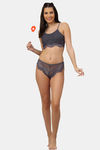 PrettyCat Padded Non-Wired Full Coverage Bralette - Grey — thumbnail 5