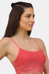 PrettyCat Padded Non-Wired Full Coverage Bralette - Orange — thumbnail 3
