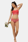 PrettyCat Padded Non-Wired Full Coverage Bralette - Orange — thumbnail 5