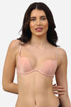 PrettyCat Padded 3/4Th Coverage Push-Up Bra - Beige — thumbnail 1