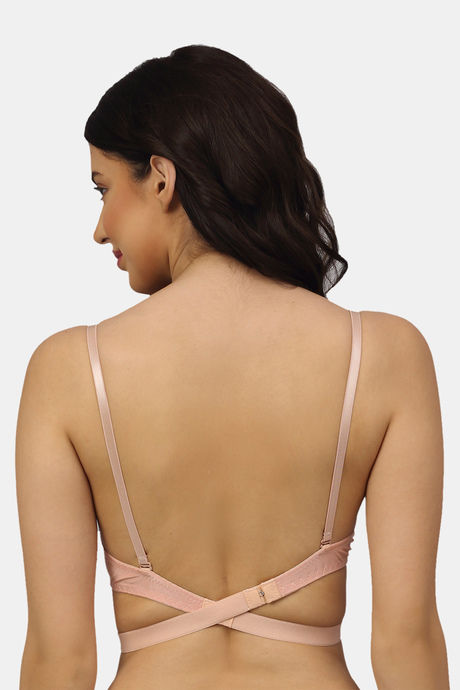 PrettyCat U Shape Underwire Plunge Bra For Women — image 3