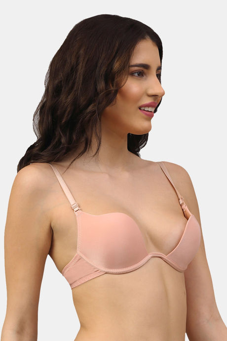 PrettyCat U Shape Underwire Plunge Bra For Women — image 4