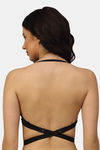 PrettyCat Padded 3/4Th Coverage Push-Up Bra - Black — thumbnail 3