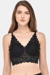 PrettyCat Padded Full Coverage Bralette - Black — thumbnail 1