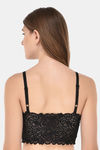 PrettyCat Padded Full Coverage Bralette - Black — thumbnail 2