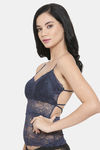 PrettyCat Padded Full Coverage Bralette - Blue — thumbnail 3