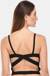 PrettyCat Padded Full Coverage Bralette - Black — thumbnail 2