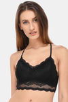 PrettyCat Padded Full Coverage Bralette - Black — thumbnail 1