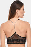PrettyCat Padded Full Coverage Bralette - Black — thumbnail 2