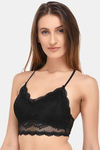 PrettyCat Padded Full Coverage Bralette - Black — thumbnail 3