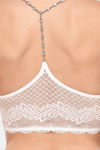 PrettyCat Padded Full Coverage Bralette - White — thumbnail 4