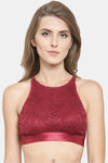 PrettyCat Padded Full Coverage Bralette - Maroon — thumbnail 1