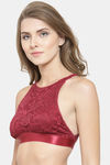 PrettyCat Padded Full Coverage Bralette - Maroon — thumbnail 3