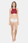 PrettyCat Padded Full Coverage Bralette - Maroon — thumbnail 5