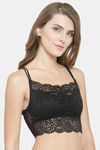 PrettyCat Padded Full Coverage Bralette - Black — thumbnail 3