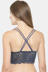 PrettyCat Padded Full Coverage Bralette - Blue — thumbnail 2
