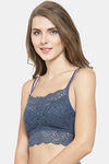 PrettyCat Padded Full Coverage Bralette - Blue — thumbnail 3