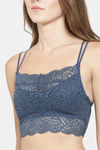 PrettyCat Padded Full Coverage Bralette - Blue — thumbnail 4
