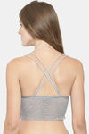 PrettyCat Padded Full Coverage Bralette - Grey — thumbnail 2