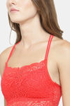 PrettyCat Padded Full Coverage Bralette - Red — thumbnail 4
