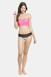 PrettyCat Padded Demi Coverage Tube Bra - Pink — thumbnail 6