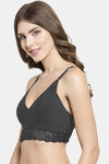 PrettyCat Padded Full Coverage Bralette - Black — thumbnail 3