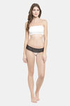 PrettyCat Padded Demi Coverage Tube Bra - White — thumbnail 5