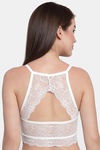 PrettyCat Padded Non-Wired Full Coverage Bralette - White — thumbnail 2