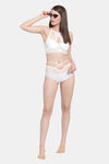 PrettyCat Padded Non-Wired Full Coverage Bralette - White — thumbnail 5