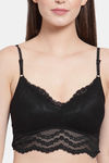PrettyCat Padded Full Coverage Bralette - Black — thumbnail 4