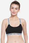 PrettyCat Padded Full Coverage Bralette - Black — thumbnail 1