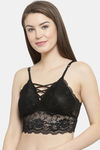 PrettyCat Padded Full Coverage Bralette - Black — thumbnail 3