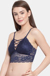 PrettyCat Padded Full Coverage Bralette - Blue — thumbnail 3