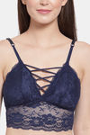PrettyCat Padded Full Coverage Bralette - Blue — thumbnail 4