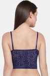 PrettyCat Padded Full Coverage Bralette - Blue — thumbnail 2