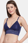 PrettyCat Padded Full Coverage Bralette - Blue — thumbnail 3