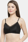 PrettyCat Padded Full Coverage Bralette - Black — thumbnail 3