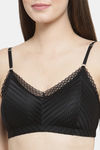 PrettyCat Padded Full Coverage Bralette - Black — thumbnail 4
