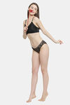 PrettyCat Padded Full Coverage Bralette - Black — thumbnail 5