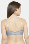 PrettyCat Padded Full Coverage Bralette - Grey — thumbnail 2