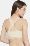 PrettyCat Padded Full Coverage Bralette - Nude — thumbnail 2