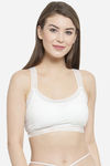 PrettyCat Padded Full Coverage Bralette - White — thumbnail 1