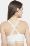 PrettyCat Padded Full Coverage Bralette - White — thumbnail 2